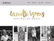 Tablet Screenshot of daniellebyrnes.com.au